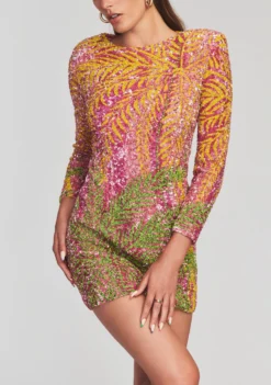 Nikki Sequin Palm Dress -Fashion Loft 210831 JB RETROFETE ECOMM shot 34 6035 scaled