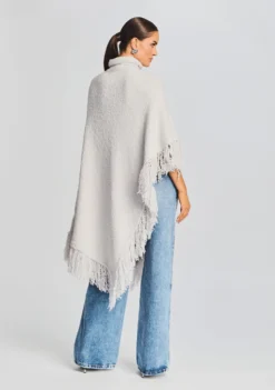 Frost Poncho -Fashion Loft Ecommerce Crop 20230815 Frost Poncho Silver 3334 ECOMM scaled