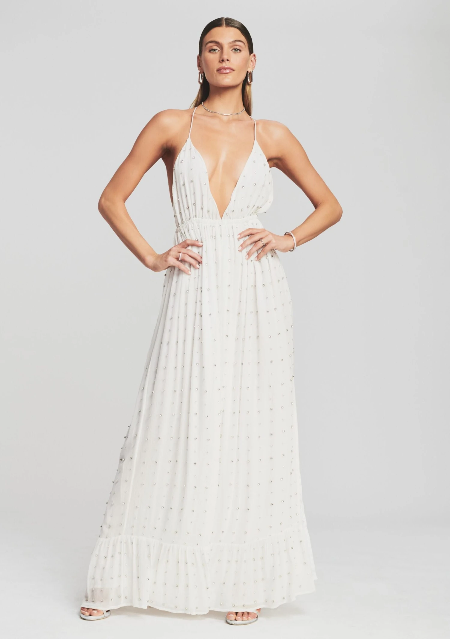 Zadie Embellished Silk Chiffon Dress 1 Zadie Embellished Silk Chiffon Dress