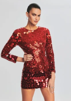 Hattie Sequin Dress 7 Hattie Sequin Dress -Fashion Loft Ecommerce Crop 221115 Ecom SET1 SHOT 12 2733 scaled