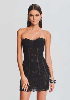 Paris Lace Short Dress -Fashion Loft Ecommerce Crop 23 09 21 PARISDRESS BLACK 2980 ECOMM scaled