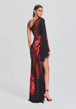 Romina Dress -Fashion Loft Ecommerce Crop 23 09 22 ROMINADRESS REDANTHURIUM 2440 ECOMM scaled