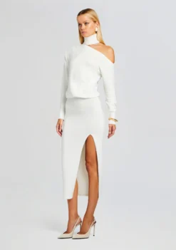 Charlotte Dress -Fashion Loft Ecommerce Crop 23 10 18 CHARLOTTEDRESS WHITE 1147 ECOMM scaled