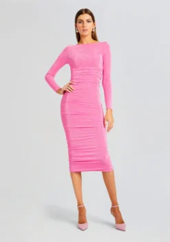 Imogen Dress -Fashion Loft Ecommerce Crop 23 10 25 IMOGENDRESS MALIBUPINK 1384 ECOMM scaled