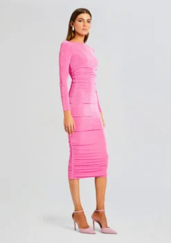 Imogen Dress -Fashion Loft Ecommerce Crop 23 10 25 IMOGENDRESS MALIBUPINK 1401 ECOMM scaled