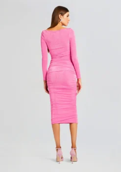 Imogen Dress -Fashion Loft Ecommerce Crop 23 10 25 IMOGENDRESS MALIBUPINK 1411 ECOMM scaled