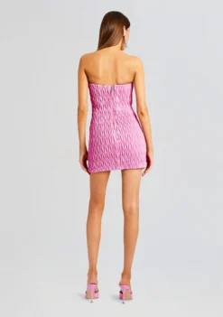 Vianne Embellished Leather Dress -Fashion Loft Ecommerce Crop 23 10 25 MORGANAJACKET VIANNEDRESS BEGONIAPINK 1792 ECOMM scaled