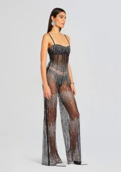 Adelynne Sequin Jumpsuit 7 Adelynne Sequin Jumpsuit -Fashion Loft Ecommerce Crop 23 11 15 ADELYNNEJUMPSUIT BLACKSILVER 1985 ECOMM scaled