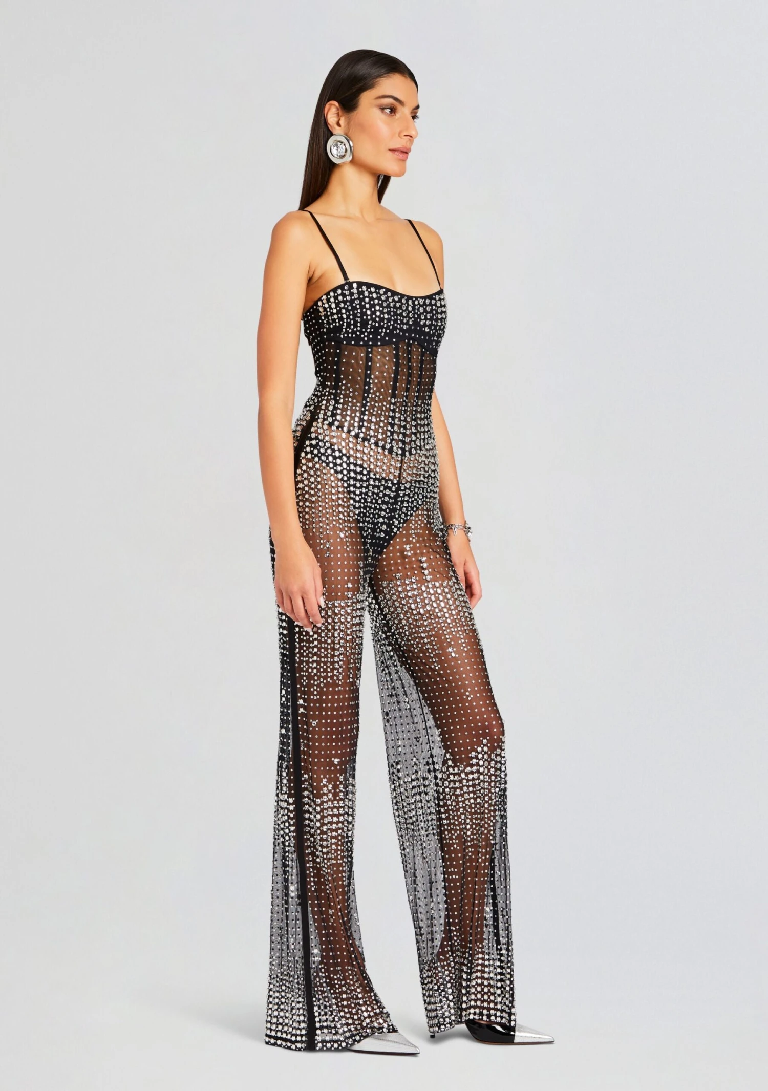 Adelynne Sequin Jumpsuit 3 Adelynne Sequin Jumpsuit - Image 3