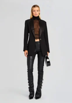 Della Leather Pant 9 Della Leather Pant -Fashion Loft Ecommerce Crop 23 11 15 DELLAPANT BLACK 1361 ECOMM scaled