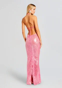 Shivonne Sequin Lace Dress -Fashion Loft Ecommerce Crop 23 11 15 SHIVONNEDRESS PARADISEPINK 2353 ECOMM scaled