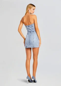 Kamna Embellished Denim Dress -Fashion Loft Ecommerce Crop 23 11 16 KAMNADRESS TRESCA 1797 ECOMM scaled
