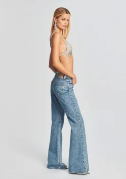 Moore Mid Rise Flare Crystal Embellished Jean -Fashion Loft Ecommerce Crop 230111 RETROFETE SET2 SHOT07 0948 eComm scaled