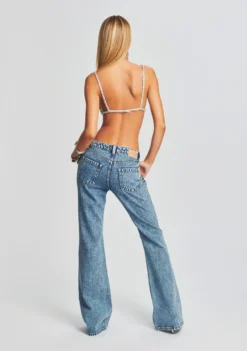Moore Mid Rise Flare Crystal Embellished Jean -Fashion Loft Ecommerce Crop 230111 RETROFETE SET2 SHOT07 0978 eComm scaled