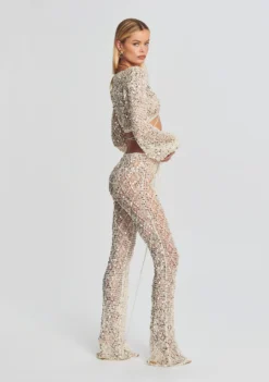 Brendi Sequin Crochet Pant 7 Brendi Sequin Crochet Pant -Fashion Loft Ecommerce Crop 230111 RETROFETE SET2 SHOT14 1952 eComm scaled
