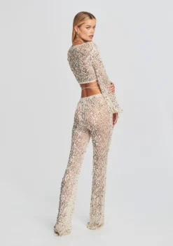 Brendi Sequin Crochet Pant 8 Brendi Sequin Crochet Pant -Fashion Loft Ecommerce Crop 230111 RETROFETE SET2 SHOT14 1974 eComm scaled
