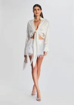 Athana Sequin Feather Skirt 11 Athana Sequin Feather Skirt -Fashion Loft Ecommerce Crop 230111 SET1 Shot 05 0865 eComm 4767929e 842a 406f af4d bd18b331620e scaled