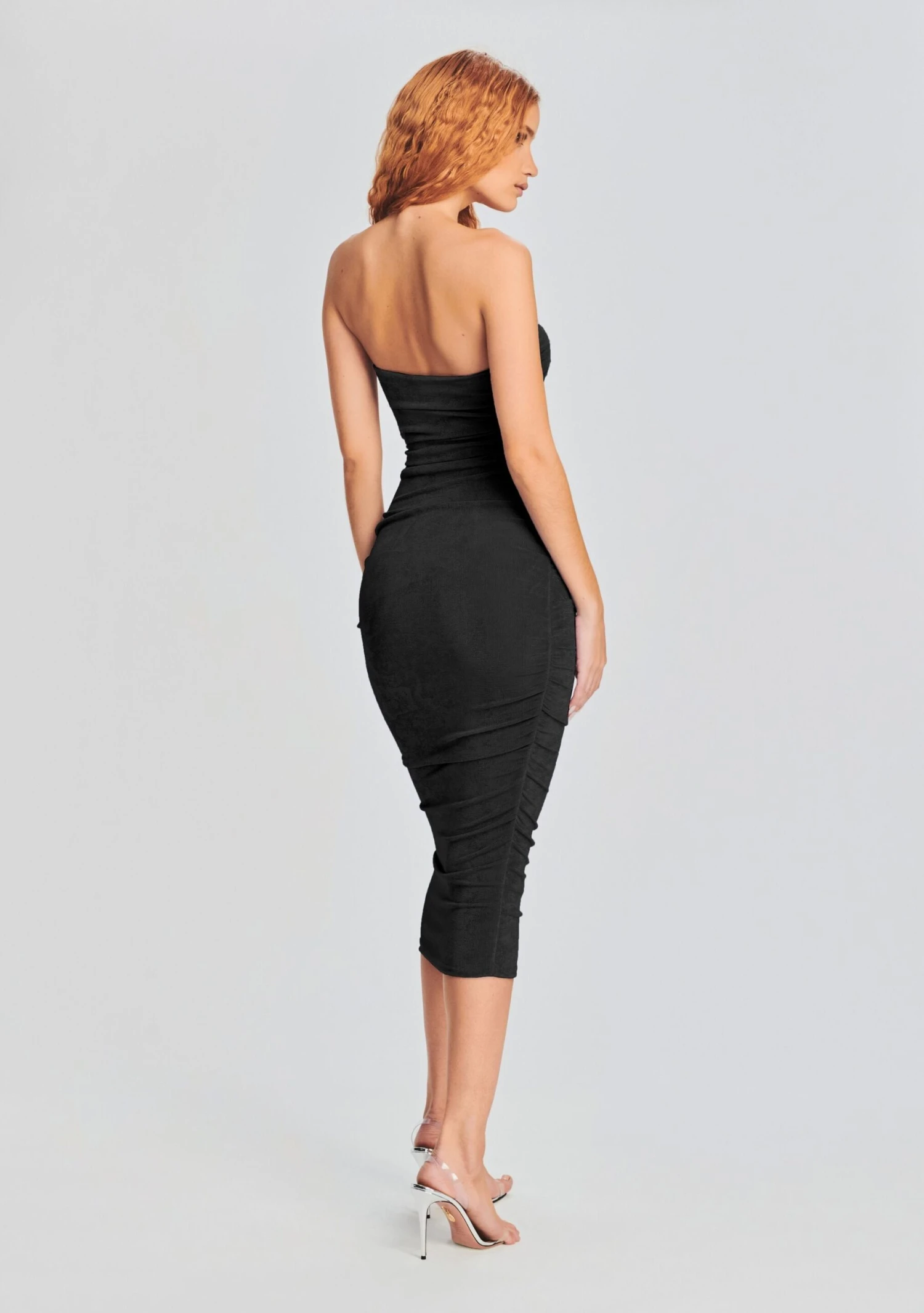 Martha Strapless Midi Dress 4 Martha Strapless Midi Dress - Image 4