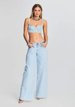 Elise Denim Top 10 Elise Denim Top -Fashion Loft Ecommerce Crop 230321 RETROFETE SET1 Shot 13 2391 eComm scaled