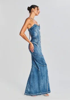 Tamara Denim Dress -Fashion Loft Ecommerce Crop 230510 RETROFETE SET1 5255 eComm scaled