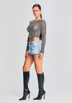 Torrey Sequin Top 7 Torrey Sequin Top -Fashion Loft Ecommerce Crop 230815 SET2 TORREYTOP RAVENBLAZER VANESSASKIRT 1033 ECOMM scaled