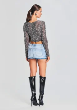 Torrey Sequin Top 8 Torrey Sequin Top -Fashion Loft Ecommerce Crop 230815 SET2 TORREYTOP RAVENBLAZER VANESSASKIRT 1051 ECOMM scaled
