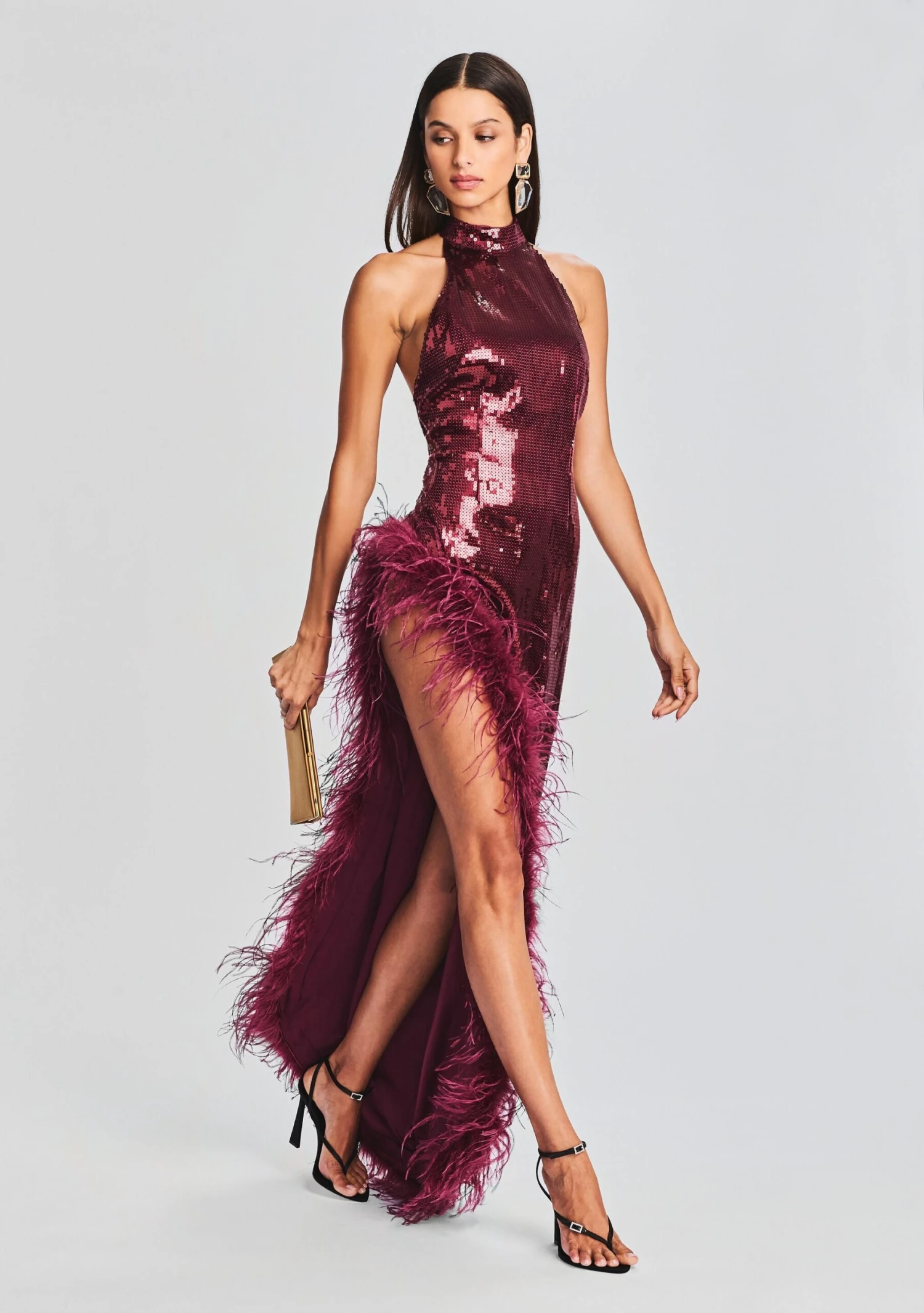 Vixen Sequin Feather Dress 5 Vixen Sequin Feather Dress - Image 5