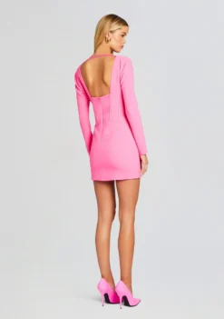 Veronica Dress -Fashion Loft Ecommerce Crop 24 01 10 VERONICADRESS HYPERPINK 0260 ECOMM scaled