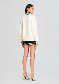Asbury Sweatshirt -Fashion Loft Ecommerce Crop 24 01 11 ASBURYSWEATSHIRT BAYSHORT BLACKCREAM 1329 ECOMM scaled
