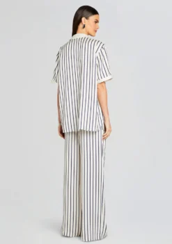 Davey Blouse 8 Davey Blouse -Fashion Loft Ecommerce Crop 24 01 11 DAVEYBLOUSE DIXONPANT NAVYIVORYSTRIPE 0485 ECOMM scaled