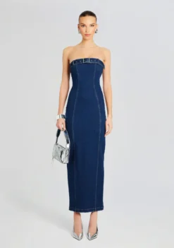 Aaliyah Dress -Fashion Loft Ecommerce Crop 24 02 29 AALIYAHDRESS DEEPSEA 0190 ECOMM scaled