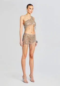 Lucienne Embellished Bra Top -Fashion Loft Ecommerce Crop 24 02 29 LUCIENNEBRATOP ILYRIASKIRT SILVER 1550 ECOMM scaled