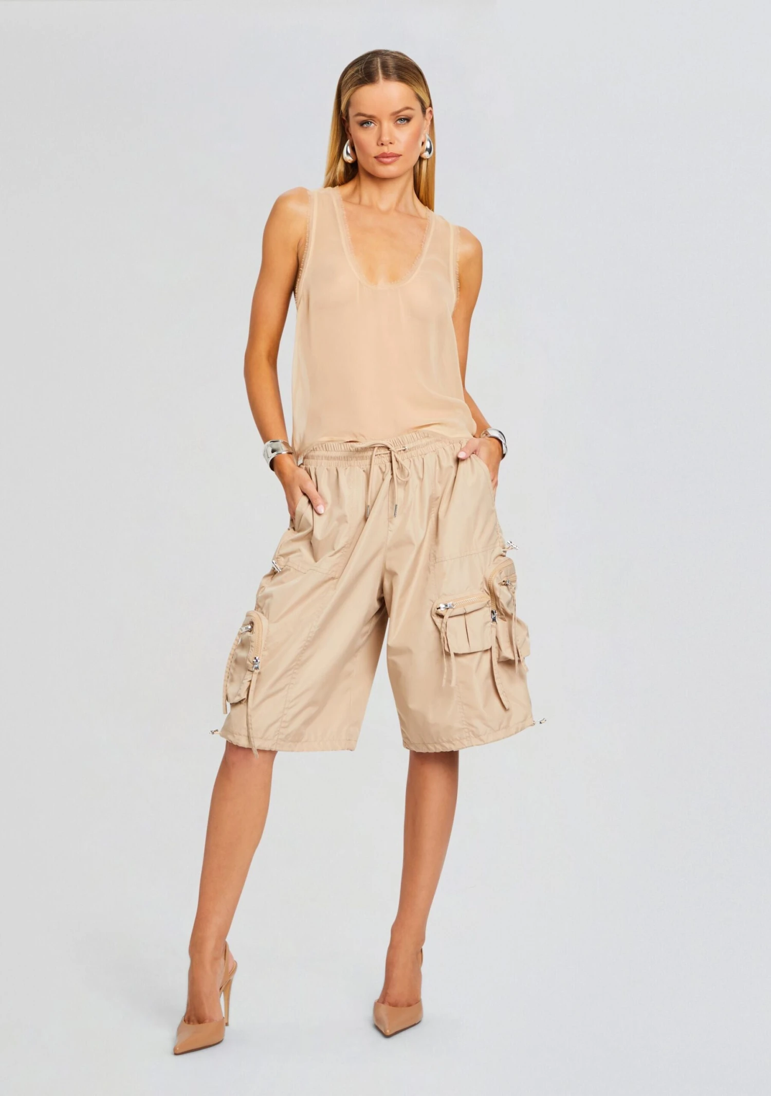 Alba Ruched Cargo Short 5 Alba Ruched Cargo Short - Image 5