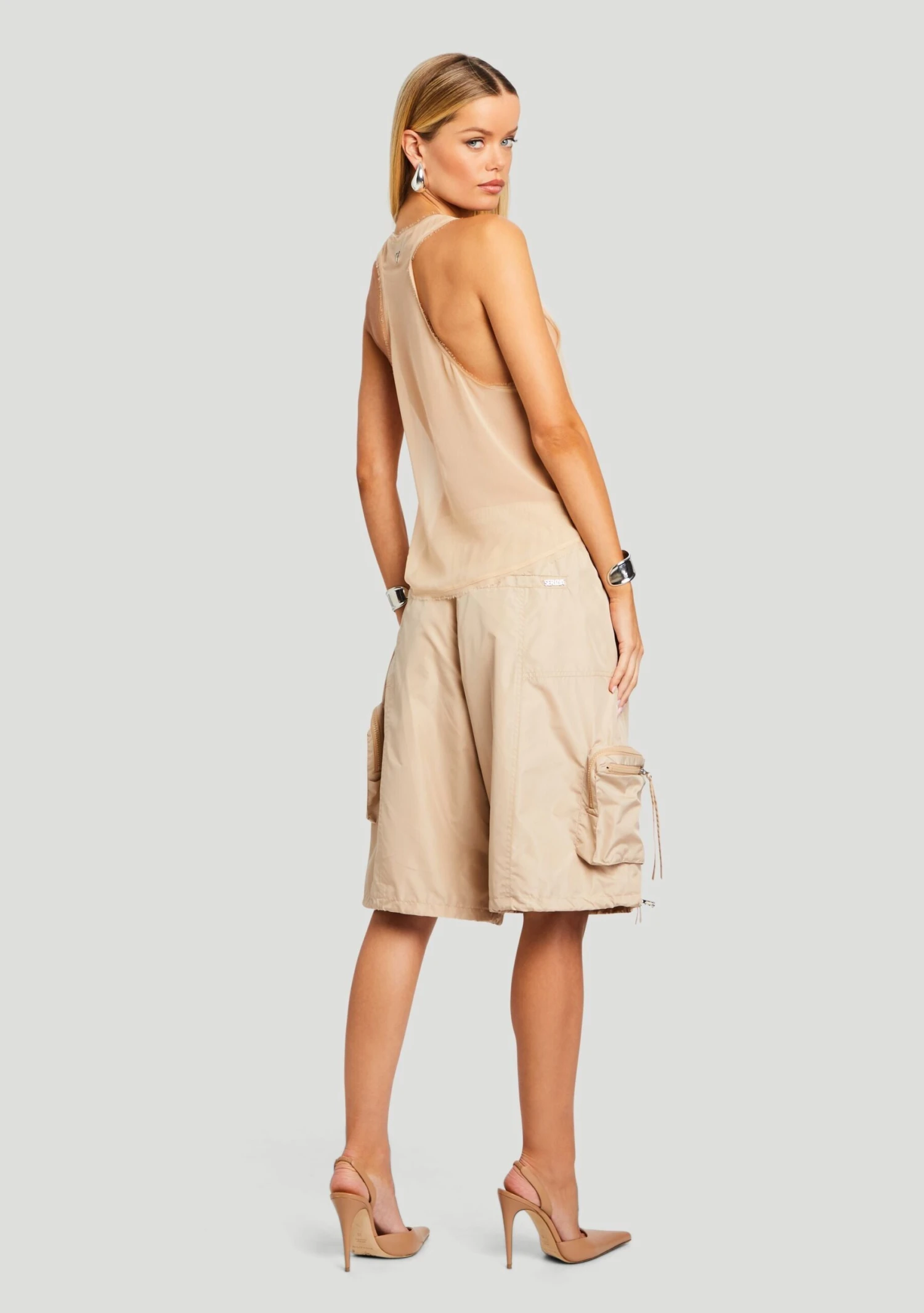 Alba Ruched Cargo Short 4 Alba Ruched Cargo Short - Image 4