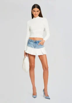Blossom Mini Skirt -Fashion Loft Ecommerce Crop 24 03 13 BLOSSOMMINISKIRT COASTLINE 1894 ECOMM scaled