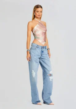 Jamie Silk Top 7 Jamie Silk Top -Fashion Loft Ecommerce Crop 24 03 13 JAMIETOP DUSTYPINK OHIRPANT TELAVIVSAND 0310 ECOMM scaled