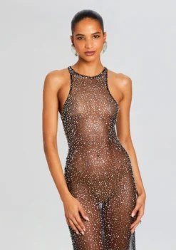 Brandy Sequin Dress -Fashion Loft Ecommerce Crop 24 03 27 BRANDYDRESS BLACKSILVER 1432 ECOMM scaled