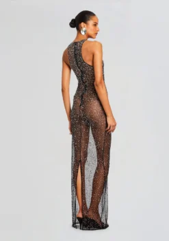 Brandy Sequin Dress -Fashion Loft Ecommerce Crop 24 03 27 BRANDYDRESS BLACKSILVER 1455 ECOMM scaled