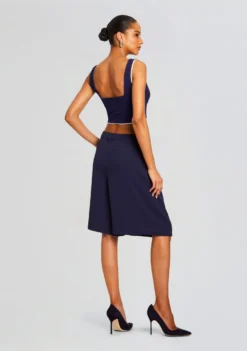 Paisley Short -Fashion Loft Ecommerce Crop 24 03 27 PAISLEYSKIRT NAVY 2379 ECOMM scaled