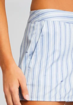 Lillian Short 11 Lillian Short -Fashion Loft Ecommerce Crop 24 04 16 LACEYBRALETTE LOUISESHIRT LILLIANSHORT POWDERBLUESTRIPE 2167 ECOMM scaled