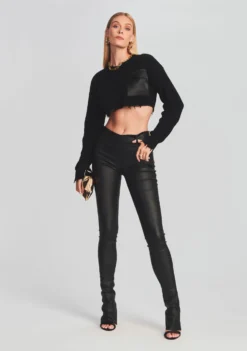 Danica Coated Denim Pant 9 Danica Coated Denim Pant -Fashion Loft Ecommerce Crop Retrofete eComm 220803 Set2 SHOT 22 3230 scaled