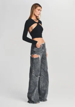 Aston Wide Leg Jean 8 Aston Wide Leg Jean -Fashion Loft Ecommerce Crop Retrofete eComm 220830 Shot 11 0201 scaled